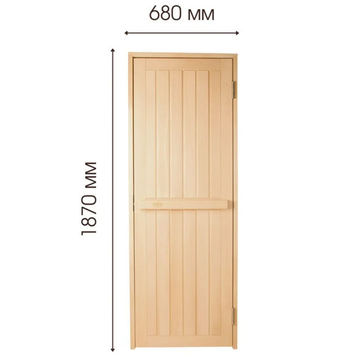 Door for baths and - , saunas