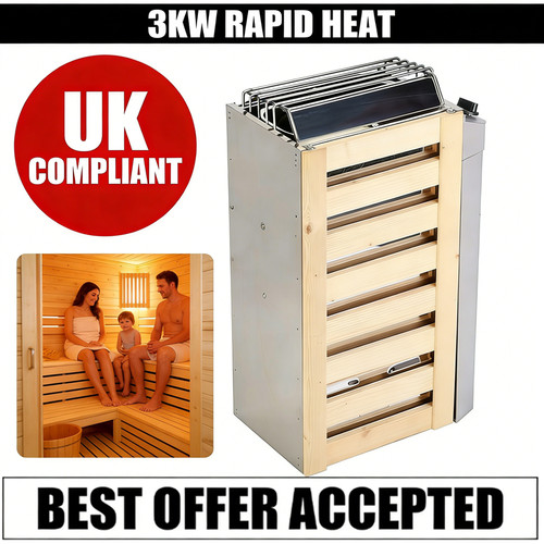 Compliant 3kw sauna - compliant,
