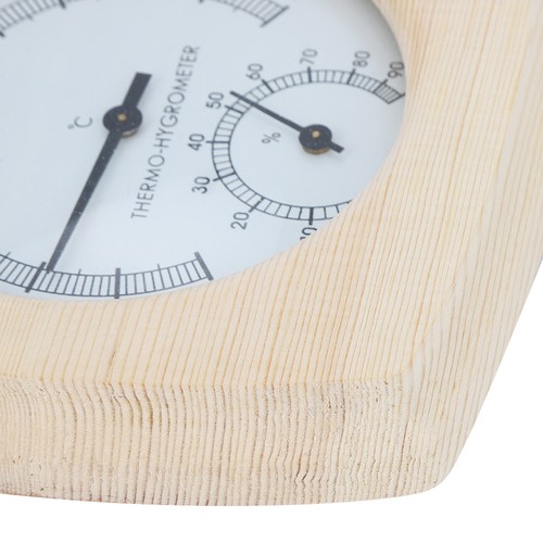 Sauna wood thermometer - wood,