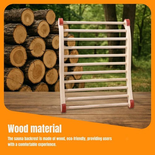 Sauna backrest wooden back - sauna,