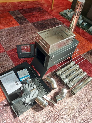 Woodburning stove sauna - stove,