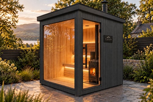 Luxury grey wood burning - luxury,