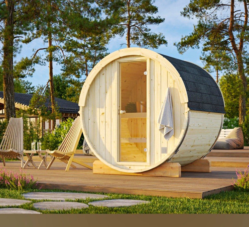 Barrel saunas - saunas, kit)