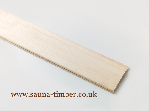 Aspen hardwood panelling sauna - hardwood,