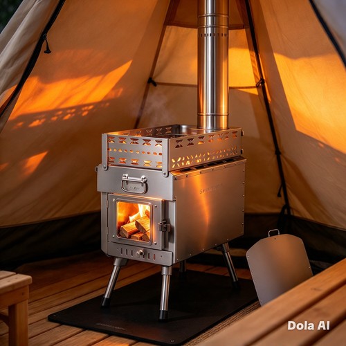 Portable wood stove for sauna - portable,