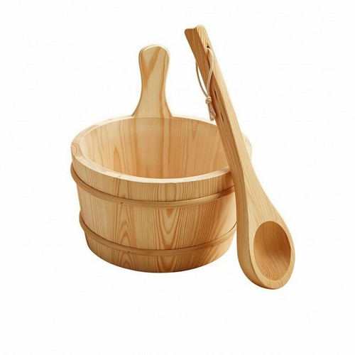 Wooden sauna pail - sauna, vertical
