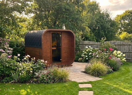 Outdoor sauna garden - outdoor,