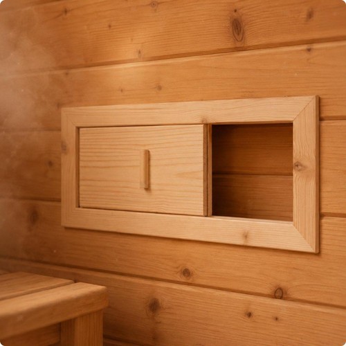 Sauna air inlet wooden - air,