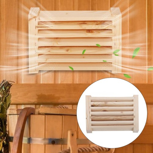 Wooden sauna room air vent - sauna,