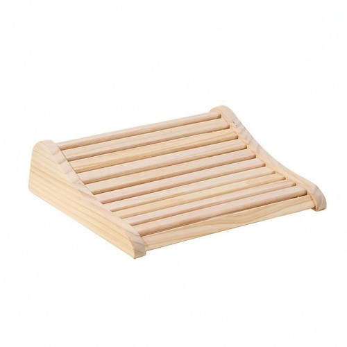 Wooden sauna headrest - wooden, natural