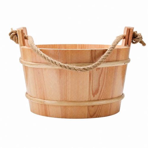 Red cedar wooden sauna - cedar, vessel