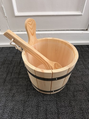 Vidaxl wooden sauna - sauna, bucket